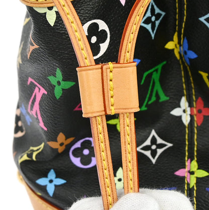 Louis Vuitton Black Monogram Multicolor Ursula Handbag M40124