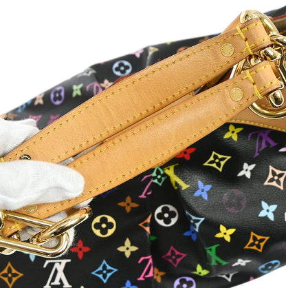 Louis Vuitton Black Monogram Multicolor Ursula Handbag M40124