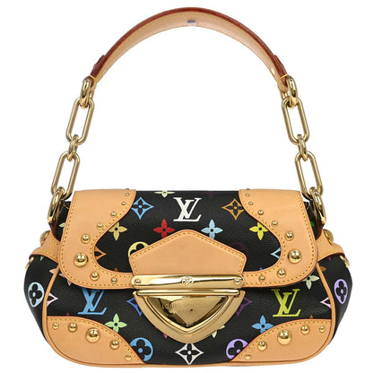 Louis Vuitton Black Monogram Multicolor Marilyn Handbag M40128