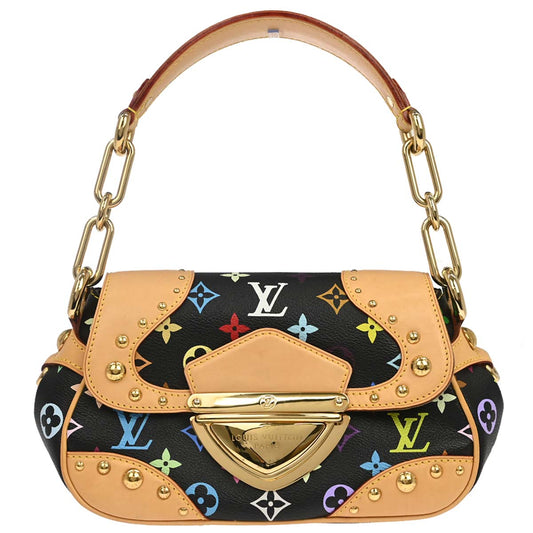 Louis Vuitton Black Monogram Multicolor Marilyn Handbag M40128