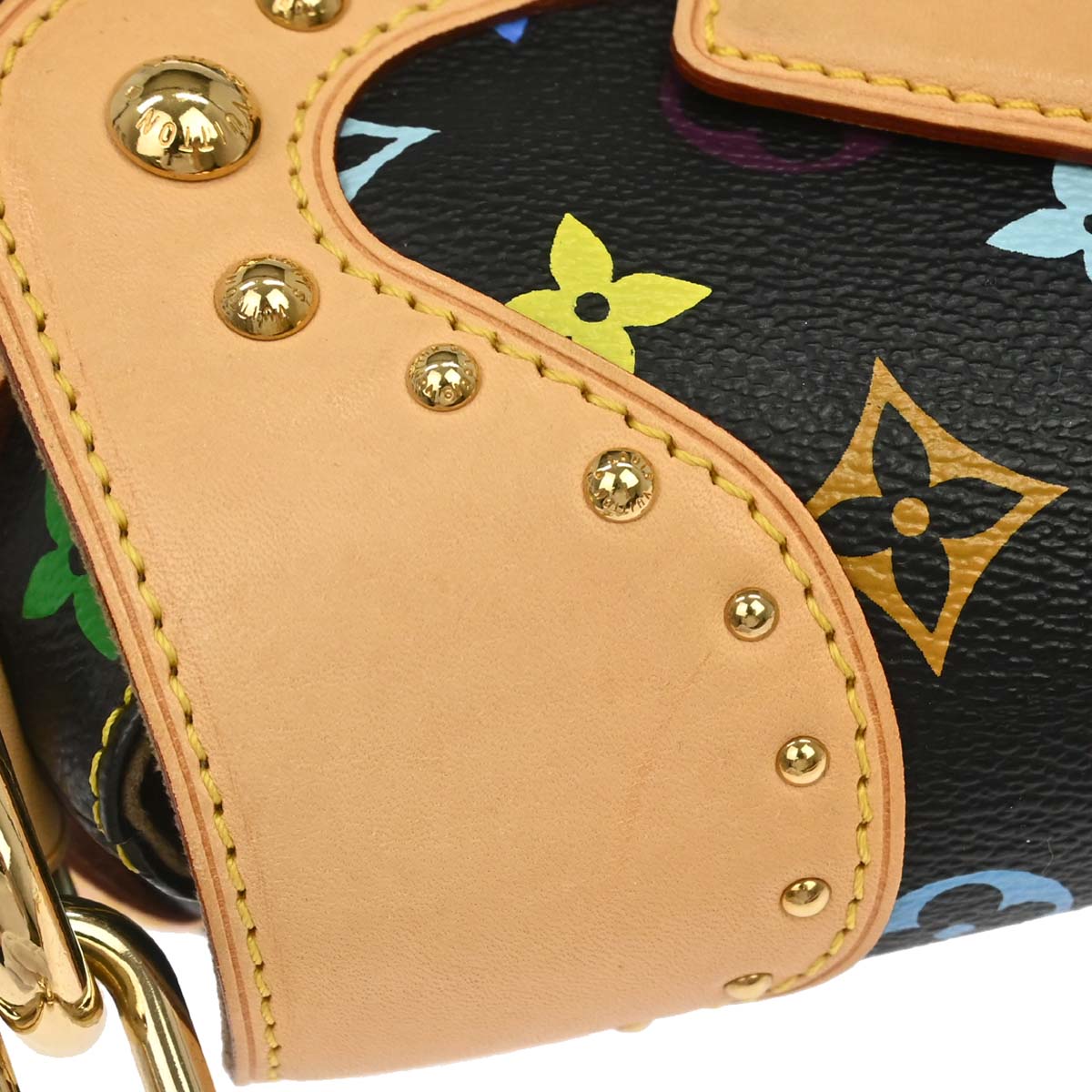 Louis Vuitton Black Monogram Multicolor Marilyn Handbag M40128
