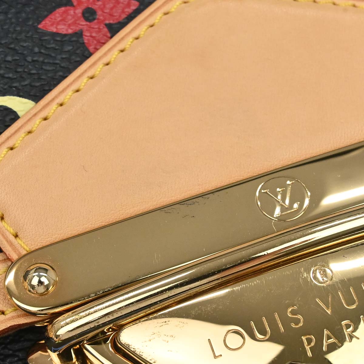 Louis Vuitton Black Monogram Multicolor Marilyn Handbag M40128