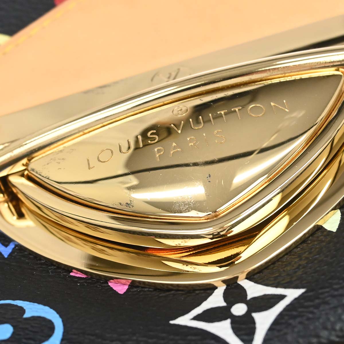 Louis Vuitton Black Monogram Multicolor Marilyn Handbag M40128