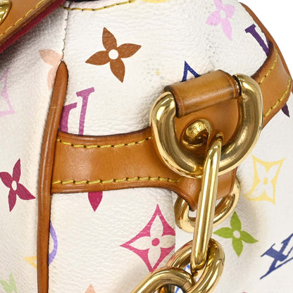 Louis Vuitton 2008 White Monogram Multicolor Beverly MM Handbag M40203