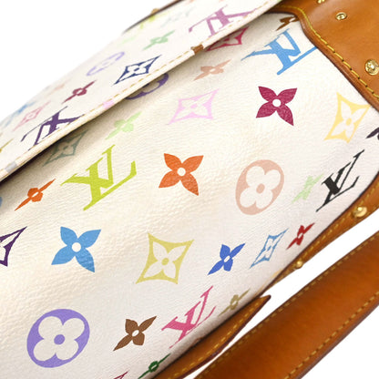 Louis Vuitton 2008 White Monogram Multicolor Beverly MM Handbag M40203