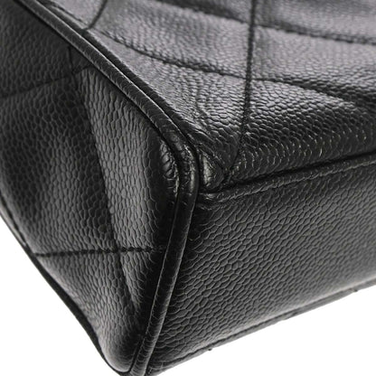 Chanel 2000-2002 Black Caviar Skin Handbag