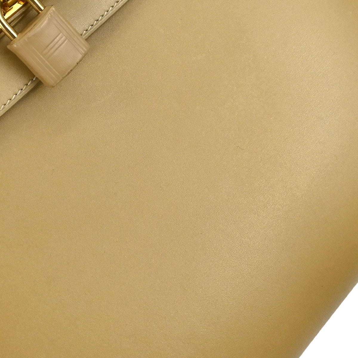 Hermes Beige Box Calf Kelly 28 Sellier 2way Shoulder Handbag