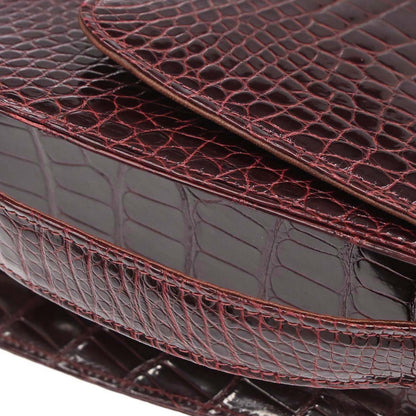 Chanel * 1996-1997 Bordeaux Crocodile Handbag