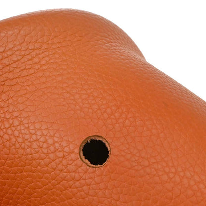 Hermes 2005 Orange Taurillon Clemence Mangeoire PM Handbag