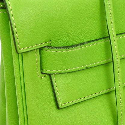Hermes 1996 Apple Green Gulliver Kelly 32 Retourne 2way Shoulder Handbag