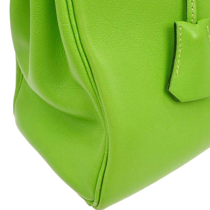 Hermes 1996 Apple Green Gulliver Kelly 32 Retourne 2way Shoulder Handbag