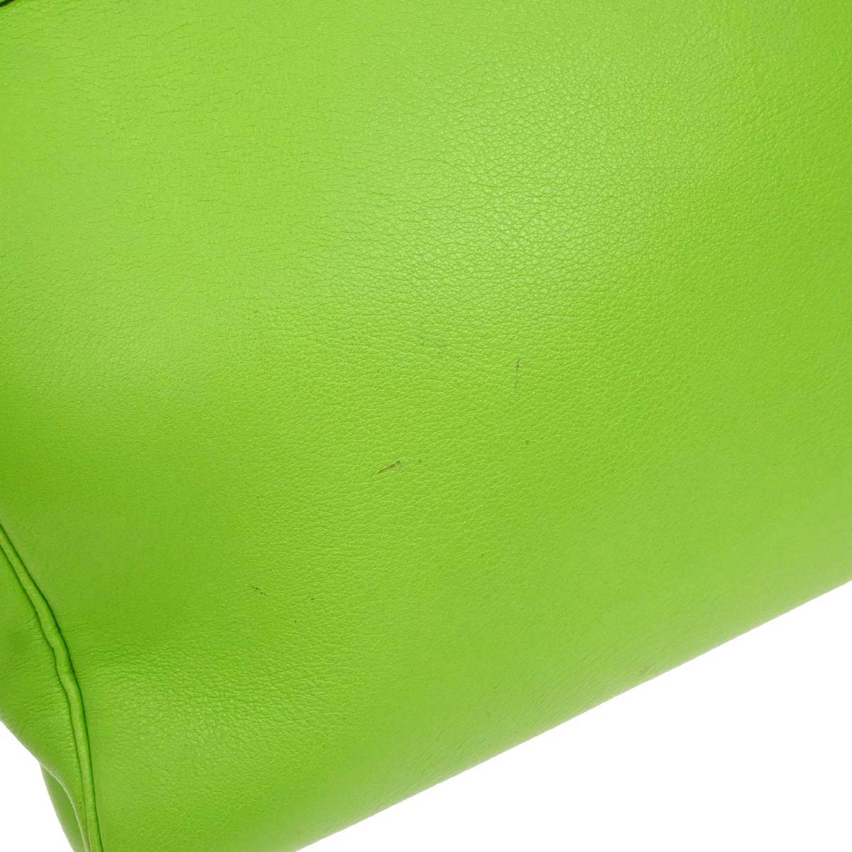 Hermes 1996 Apple Green Gulliver Kelly 32 Retourne 2way Shoulder Handbag