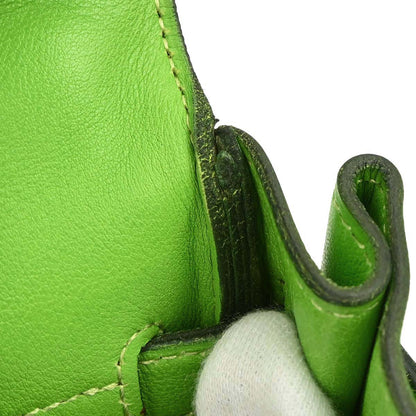 Hermes 1996 Apple Green Gulliver Kelly 32 Retourne 2way Shoulder Handbag
