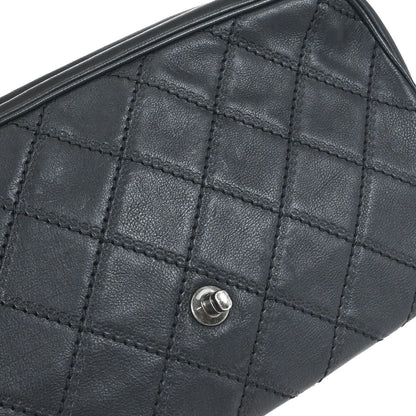 Chanel 2013-2014 Black Calfskin Paris-Edinburgh Jumbo Coco Sporran Shoulder Bag