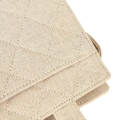 Chanel 1997-1999 Beige Canvas Tote Handbag