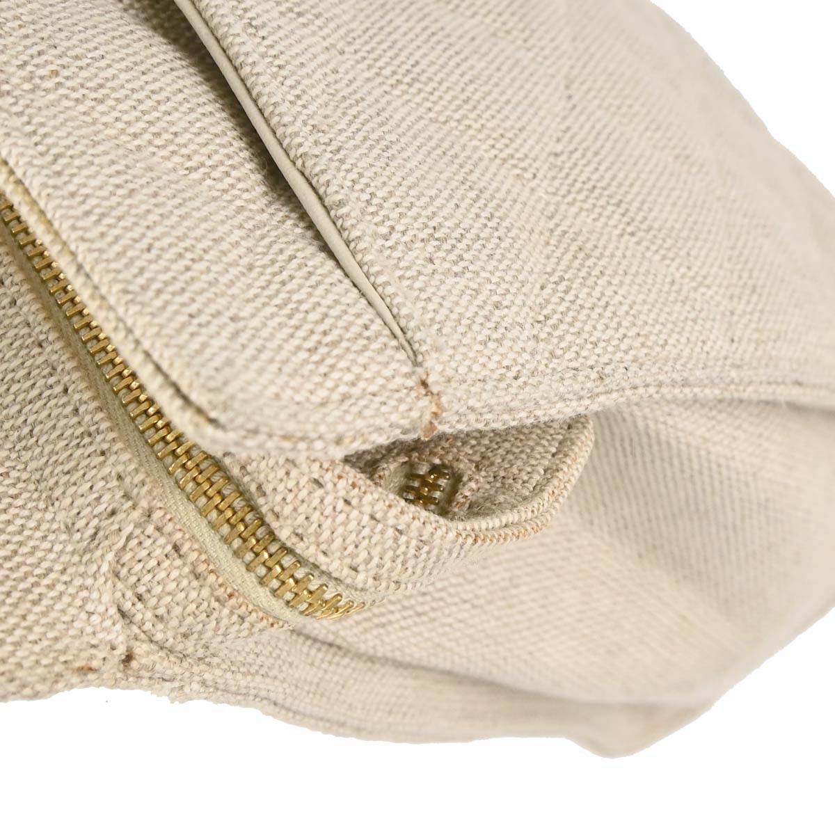 Chanel 1997-1999 Beige Canvas Tote Handbag
