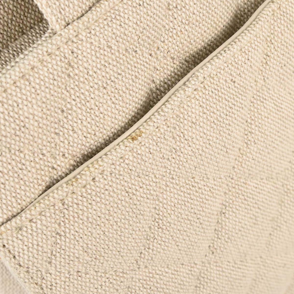 Chanel 1997-1999 Beige Canvas Tote Handbag