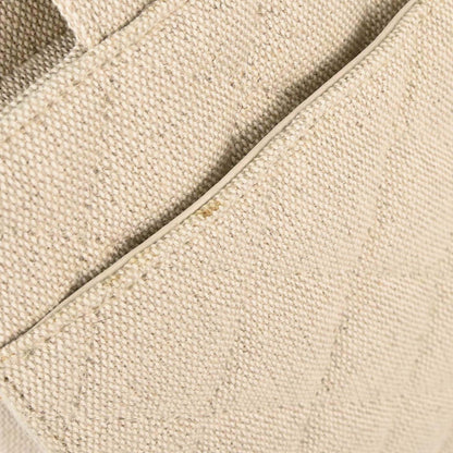 Chanel 1997-1999 Beige Canvas Tote Handbag