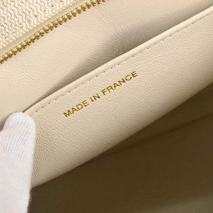 Chanel 1997-1999 Beige Canvas Tote Handbag