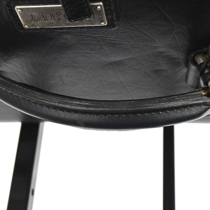 Chanel 2005-2006 Black Calfskin Paris New York Carry-On Rolling Luggage