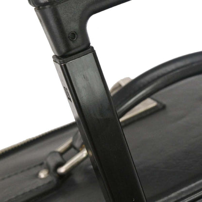 Chanel 2005-2006 Black Calfskin Paris New York Carry-On Rolling Luggage