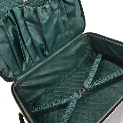 Chanel 2005-2006 Black Calfskin Paris New York Carry-On Rolling Luggage