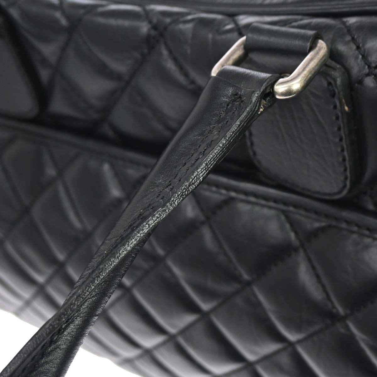Chanel 2005-2006 Black Calfskin Paris-New York Trolley Carry-On Luggage