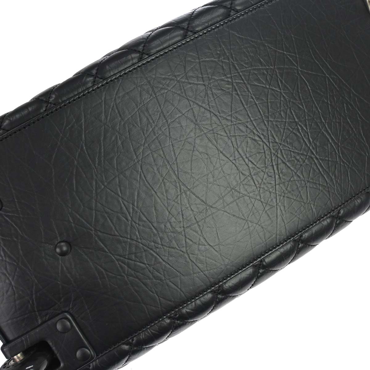 Chanel 2005-2006 Black Calfskin Paris-New York Trolley Carry-On Luggage