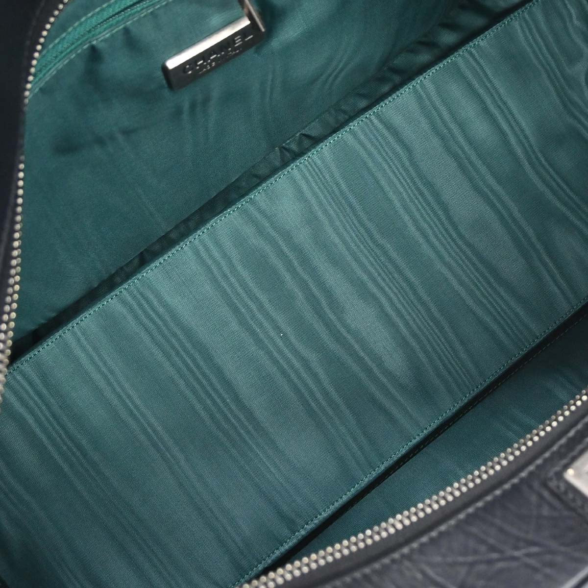 Chanel 2005-2006 Black Calfskin Paris-New York Trolley Carry-On Luggage