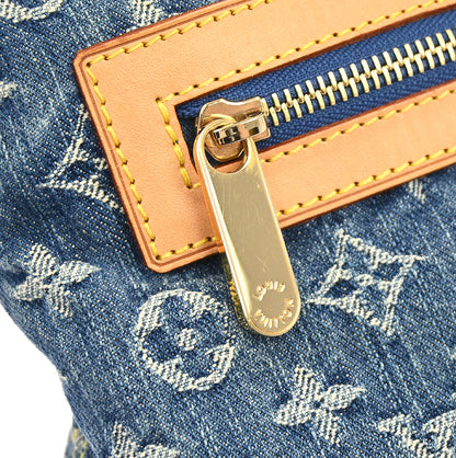 Louis Vuitton 2005 Monogram Denim Baggy GM Shoulder Bag M95048