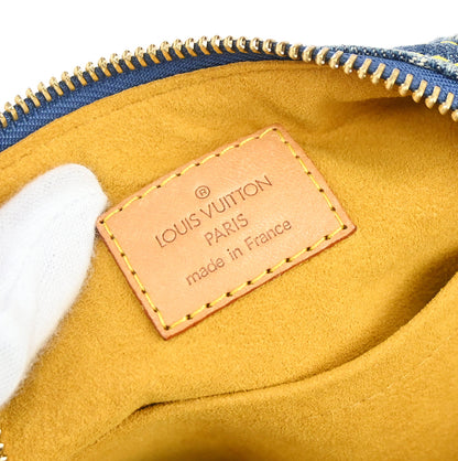 Louis Vuitton 2005 Monogram Denim Baggy GM Shoulder Bag M95048