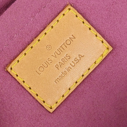 Louis Vuitton 2006 Pink Monogram Denim Mini Pleaty Handbag M95216