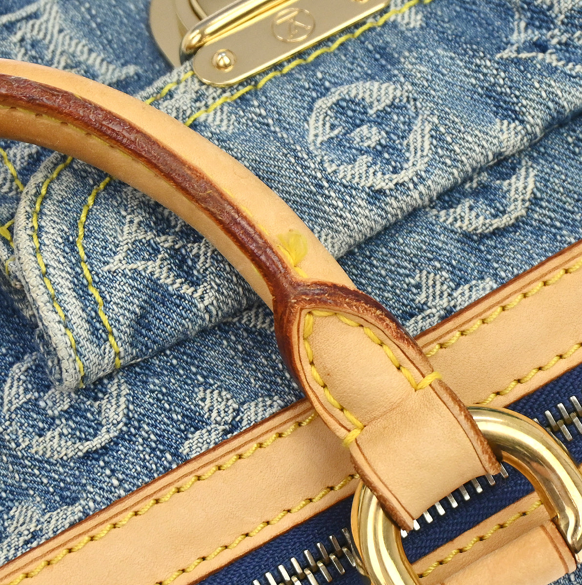Louis Vuitton Blue Monogram Denim Neo Speedy Handbag M95019