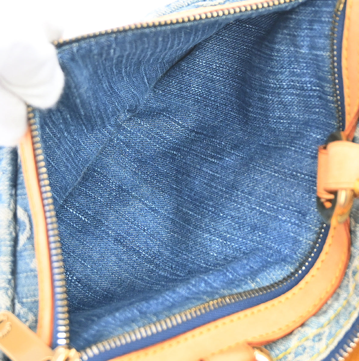 Louis Vuitton Blue Monogram Denim Neo Speedy Handbag M95019