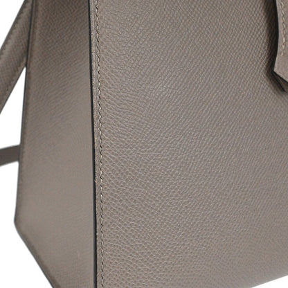 Hermes Gris Asphalte Epsom Kelly 32 Sellier 2way Shoulder Handbag