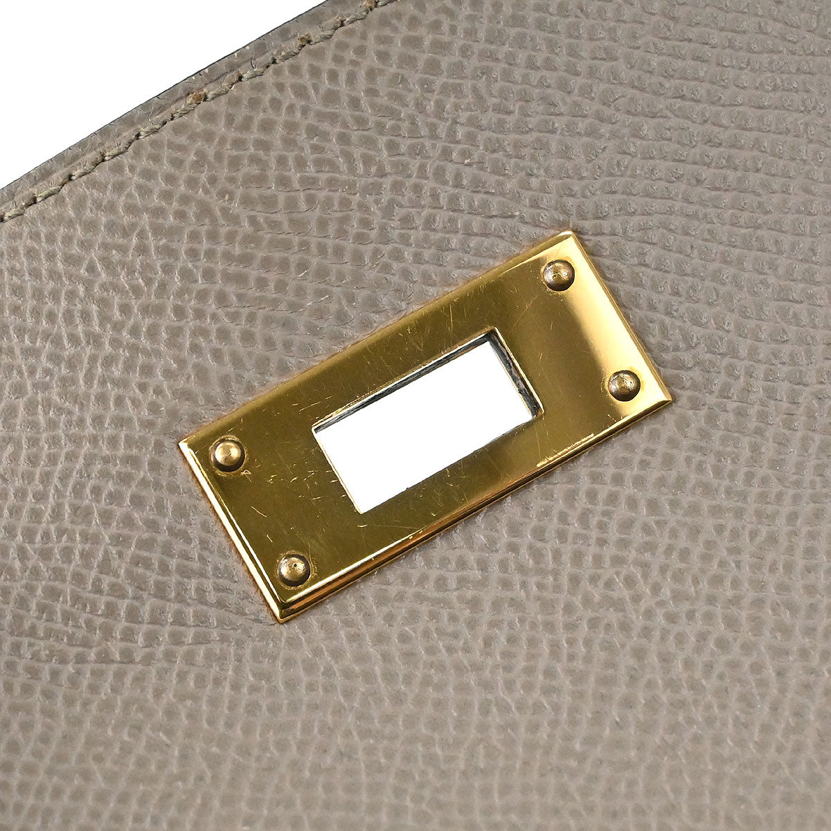 Hermes Gris Asphalte Epsom Kelly 32 Sellier 2way Shoulder Handbag