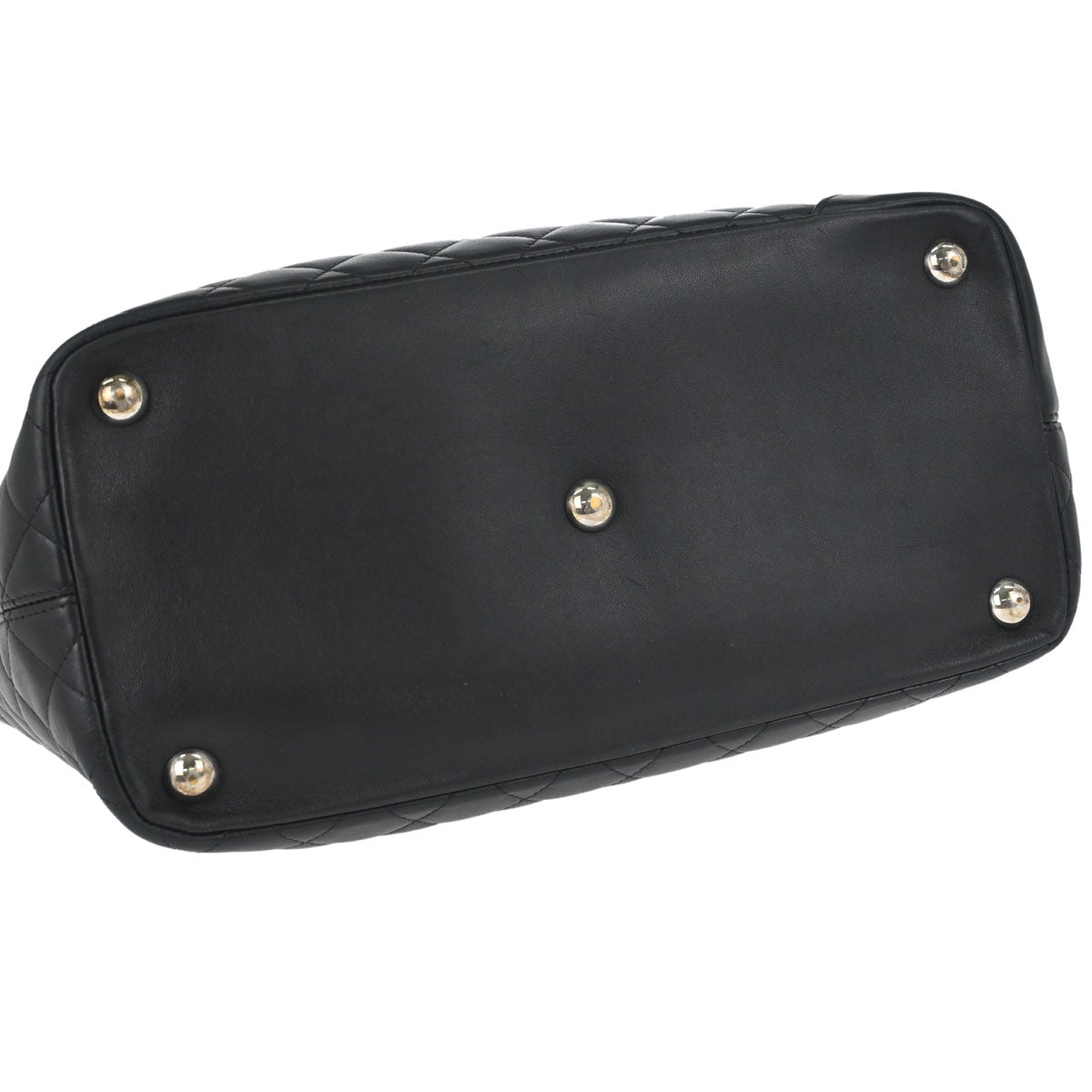 Chanel Black Calfskin Cambon Ligne Tote Handbag