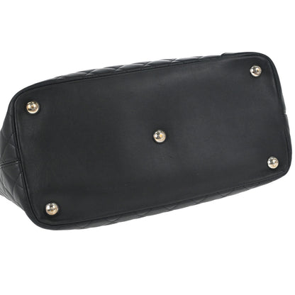 Chanel Black Calfskin Cambon Ligne Tote Handbag