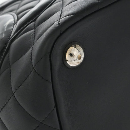 Chanel Black Calfskin Cambon Ligne Tote Handbag