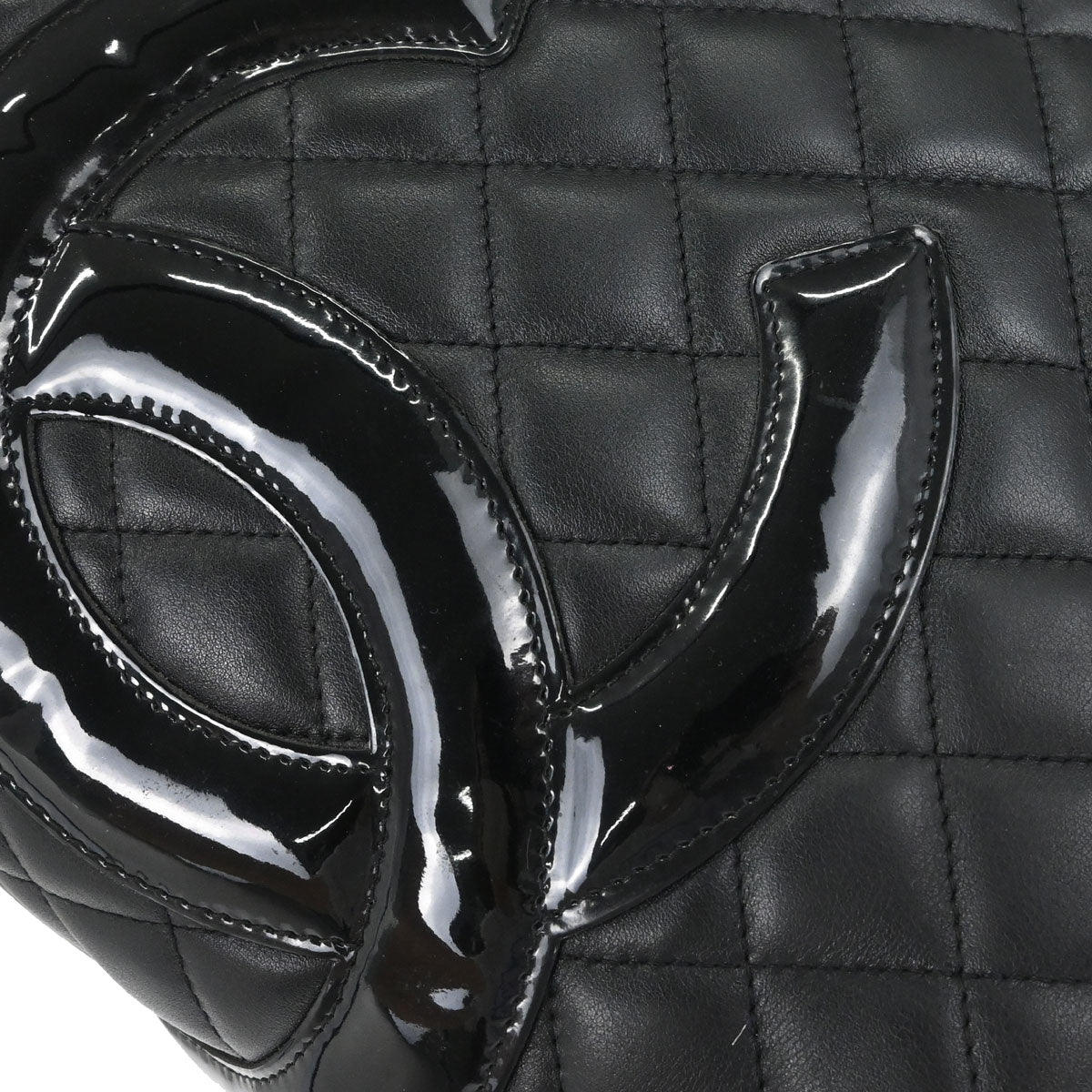 Chanel Black Calfskin Cambon Ligne Tote Handbag