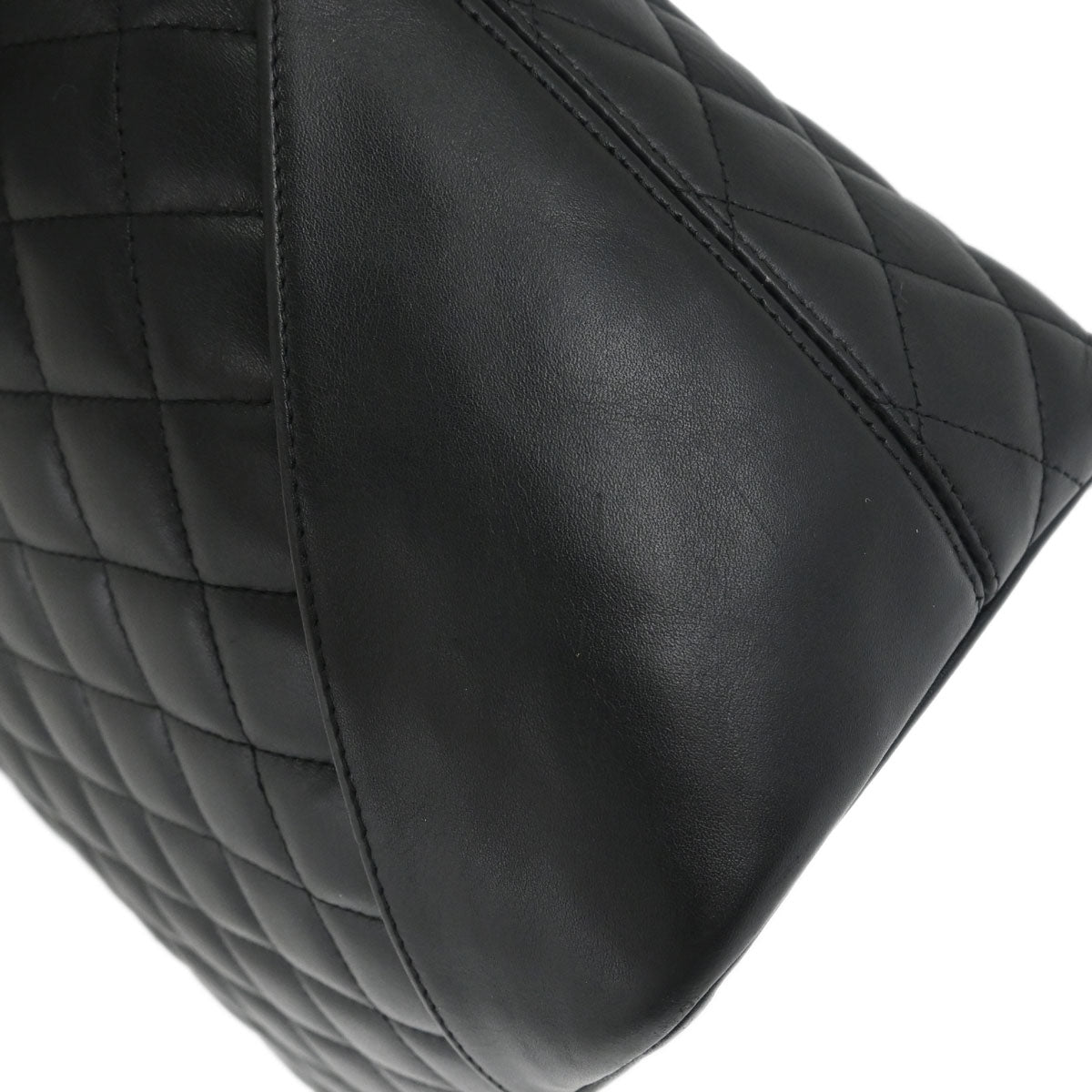 Chanel Black Calfskin Cambon Ligne Tote Handbag
