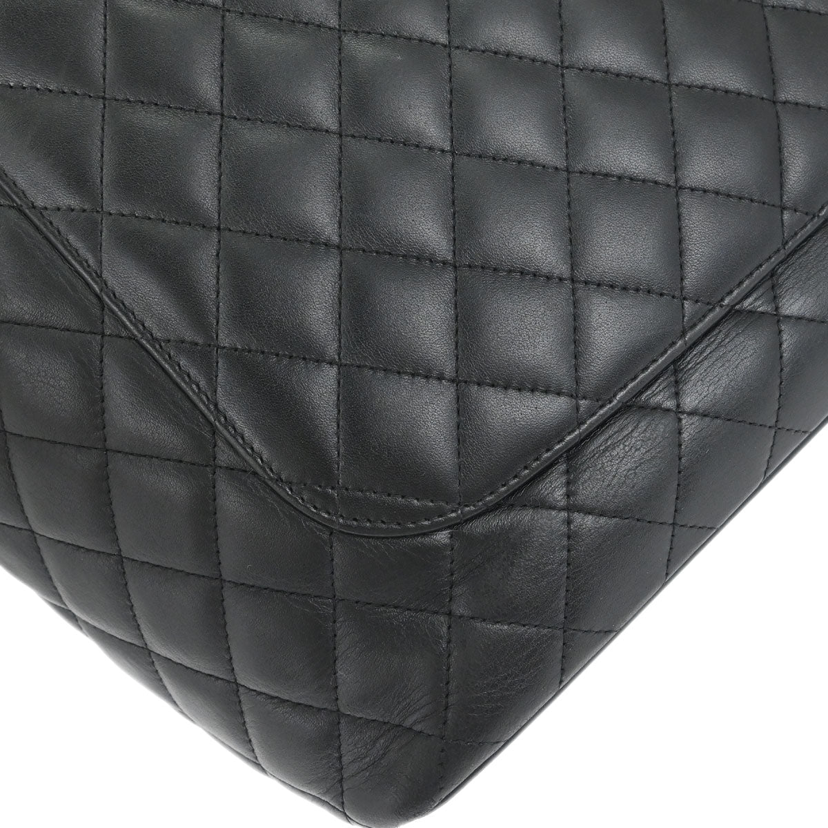 Chanel Black Calfskin Cambon Ligne Tote Handbag