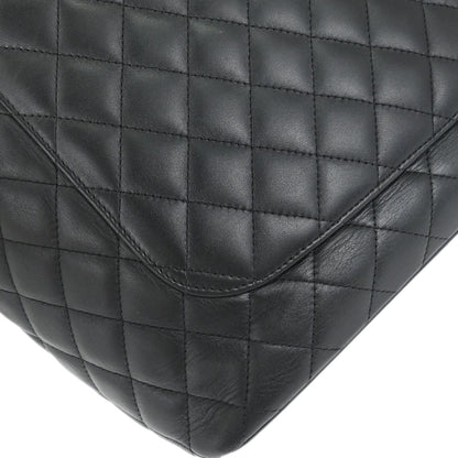 Chanel Black Calfskin Cambon Ligne Tote Handbag