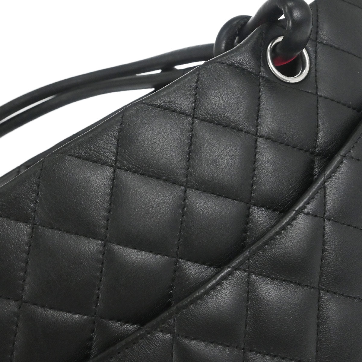 Chanel Black Calfskin Cambon Ligne Tote Handbag