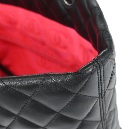 Chanel Black Calfskin Cambon Ligne Tote Handbag