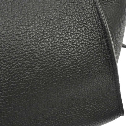 Celine Black Leather Small Big Bag 2way Shoulder Handbag