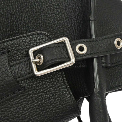 Celine Black Leather Small Big Bag 2way Shoulder Handbag