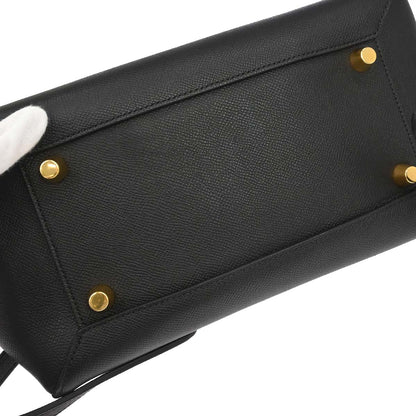 Celine Black Belt Bag Mini 2way Shoulder Handbag