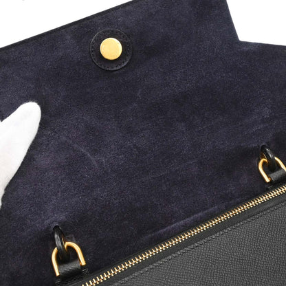 Celine Black Belt Bag Mini 2way Shoulder Handbag