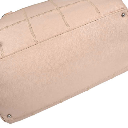 Chanel 2005-2006 Light Pink Caviar Skin Choco Bar Handbag